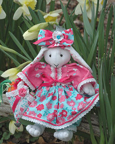 Emily Jane - Rabbit Cloth Doll Pattern New!